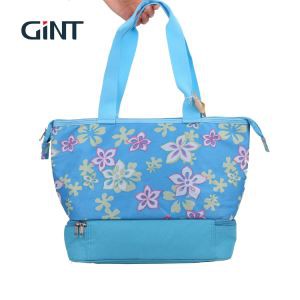 বড় ভাঁজযোগ্য নাইলন উত্তাপযুক্ত কুলার ব্যাগ